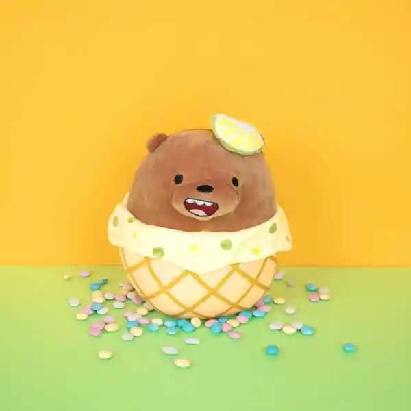 Peluche Oso Pardo Postre Limón Wbb Miniso