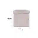 Organizador de Tela Plegable Cuadrada Beige Miniso