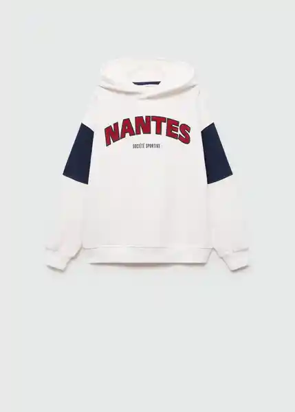 Sudadera Nantes Offwhite Talla 06 Niños Mango