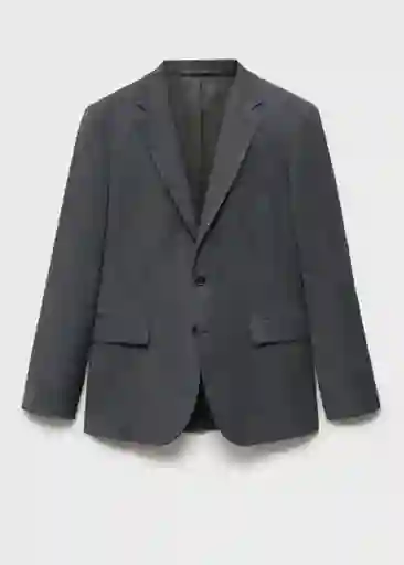 Blazer Americana Milan Gris Talla 44 Hombre Mango