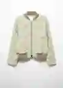 Chaqueta Hawai Khaki Talla S Mujer Mango