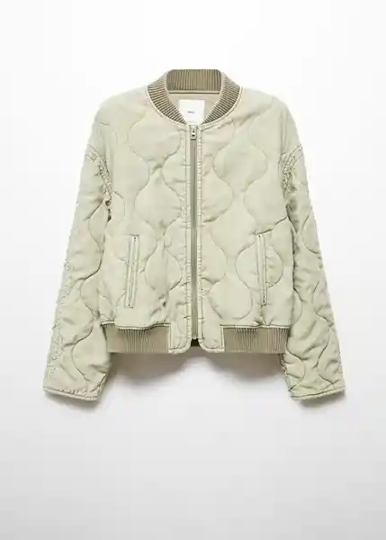 Chaqueta Hawai Khaki Talla S Mujer Mango