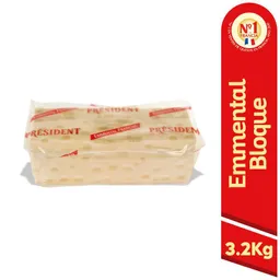 President Queso Emmental Bloque