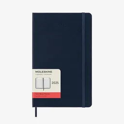 Moleskine Agenda 2025 Grande Diaria Azul hc