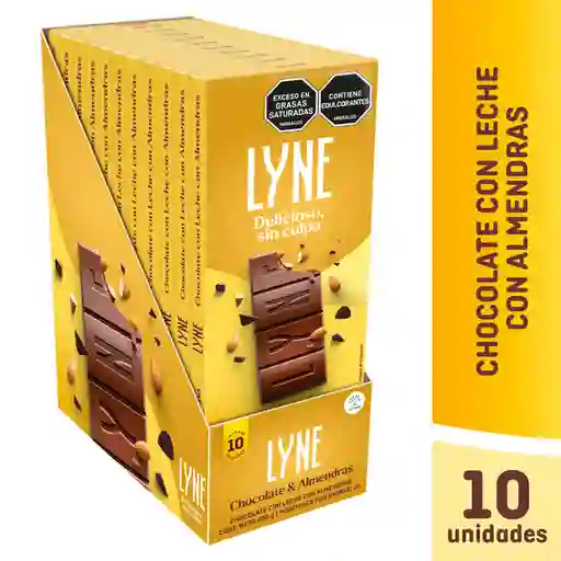 Lyne Pack Chocolate Con Leche Con Almendra