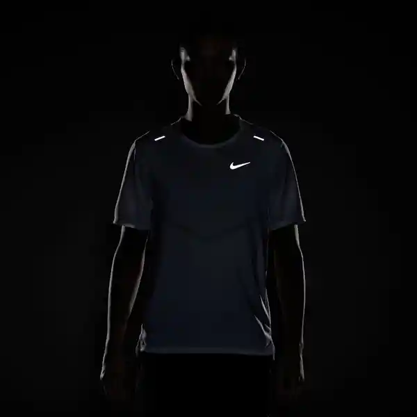 Nike Camiseta M Df Rise 365 Ss Para Hombre Blanco Talla M