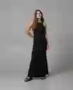 Vestido Largo Mujer Negro Noche Ultraoscuro Talla L 69345 Rifle