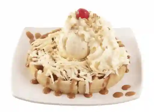 Waffle con Queso