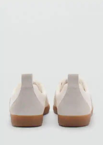 Tenis Deportiva Win Blanco Talla 38 Mujer Mango