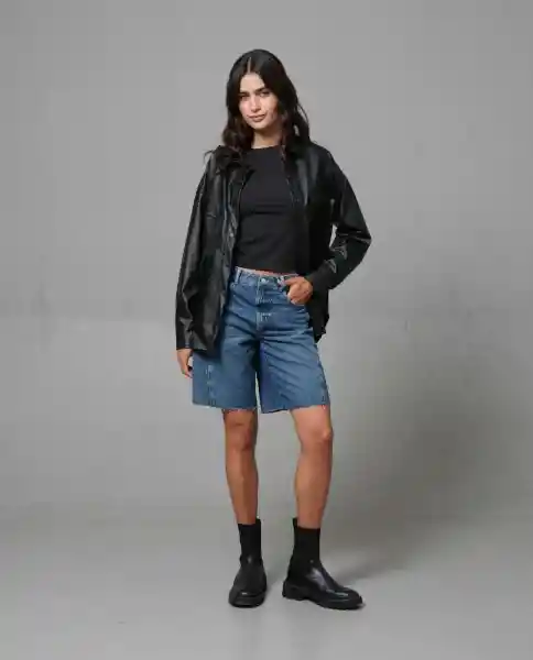 Short Mujer Azul 6 252G003_AZU184029 Rifle