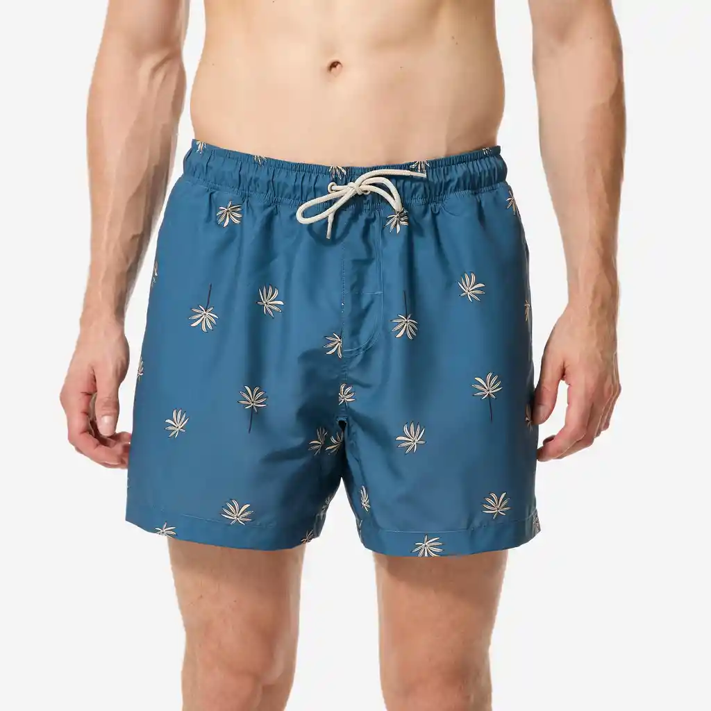 Pantaloneta de Baño Para Hombre - Azul