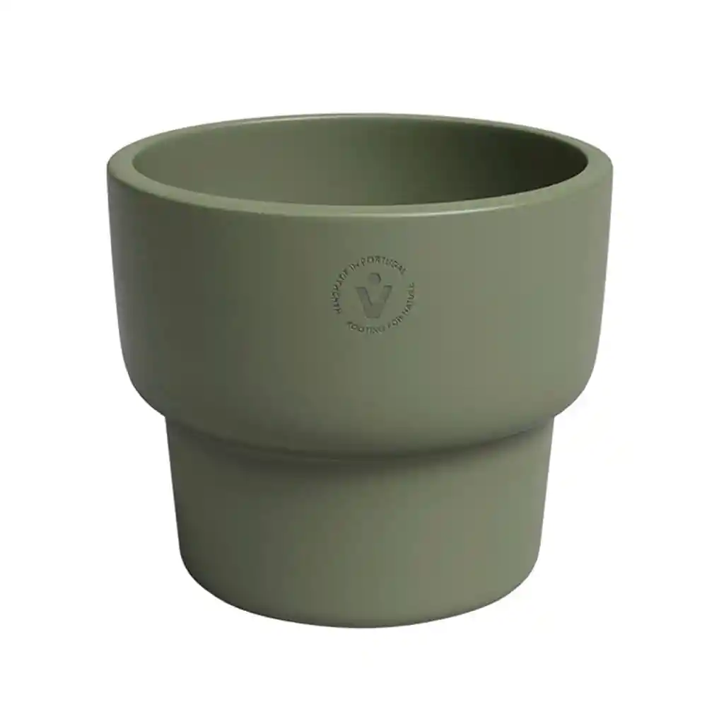 Maceta Arcilla Echo High Oliva Outzen