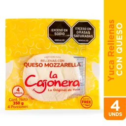La Cajonera Arepa de Yuca Con Queso Mozzarella