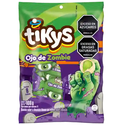 Tikys Golosina Bombón Blando Zombie