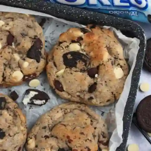 4 Galletas Rellenas Nutella y Oreo