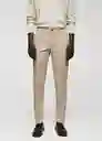 Pantalón Dublino Arena Talla 46 Hombre Mango