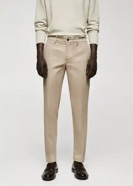 Pantalón Dublino Arena Talla 46 Hombre Mango