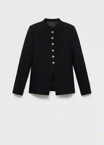 Chaqueta Sofia Negro Talla M Mujer Mango