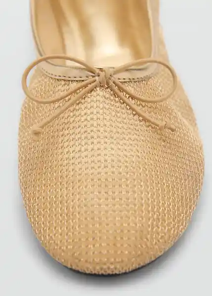 Zapatos Amelia1 Oro Talla 37 Mujer Mango