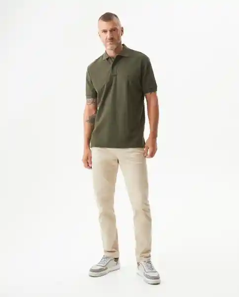 Camiseta Polo Classic Masculino Verde Pino Oscuro T S Chevignon