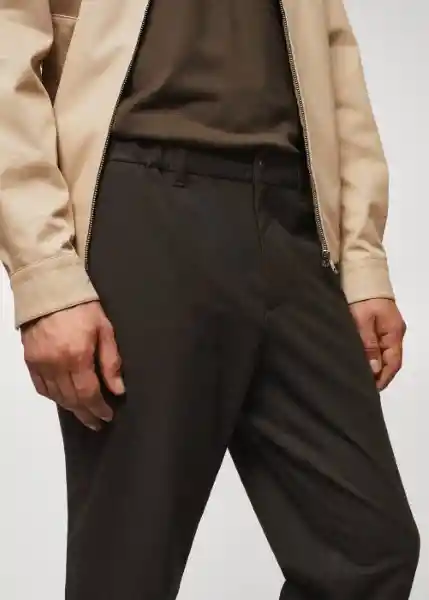 Pantalón Murlo Marrón Talla 42 Hombre Mango