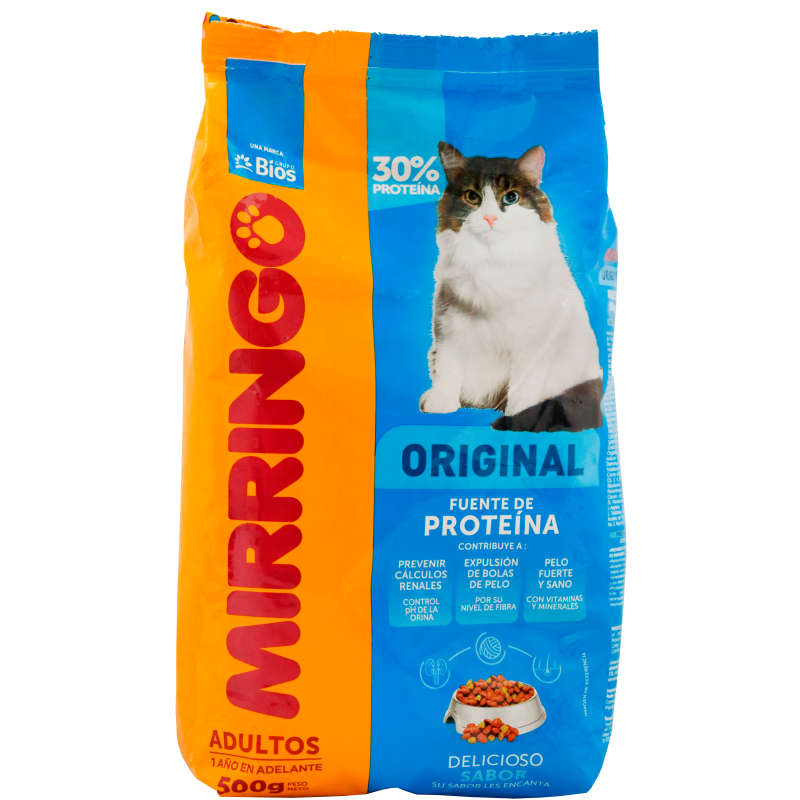 Mirringo Alimento para Gato Adulto Original 500 g
