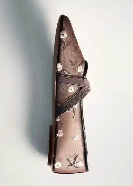 Zapatos Balta Marrón Talla 37 Mujer Mango