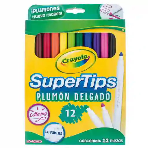 Crayola Marcadore Lavable 12 Und