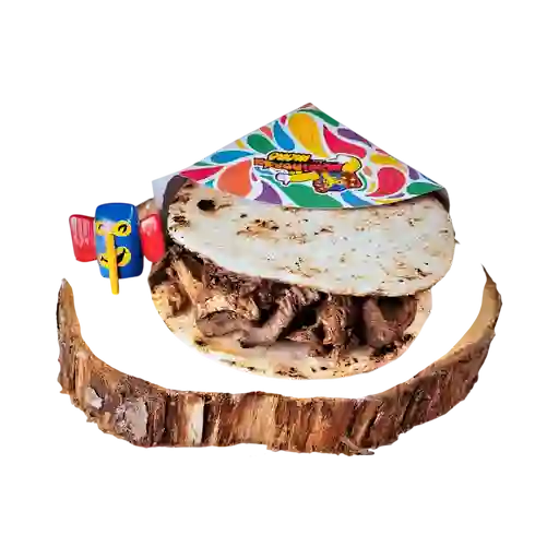 Arepa Carne y Pollo