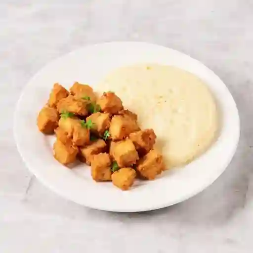 Chicharrón con Arepa
