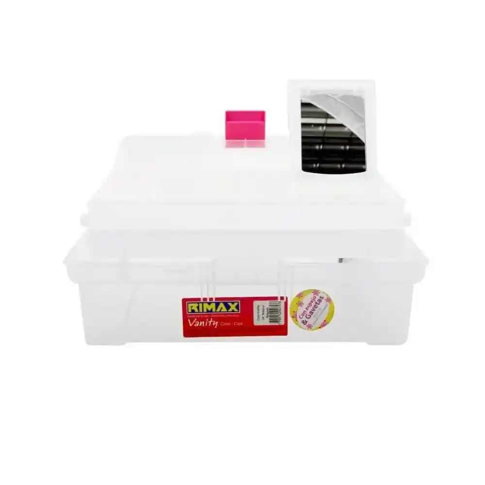 Caja Vanity 14 Pulgadas Rimax 4757 - Transparente