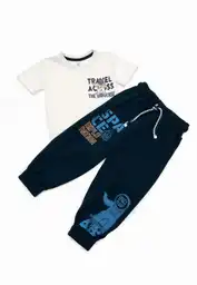Conjunto Largo 18/24mese-negro