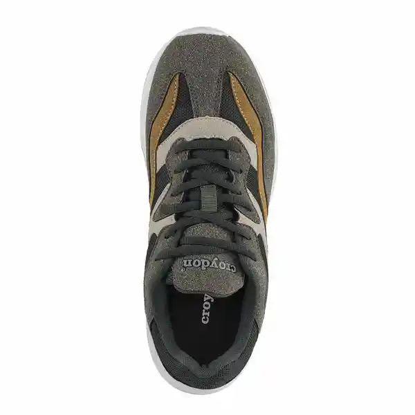 Croydon Tenis Keanu Para Hombre Gris Talla 37