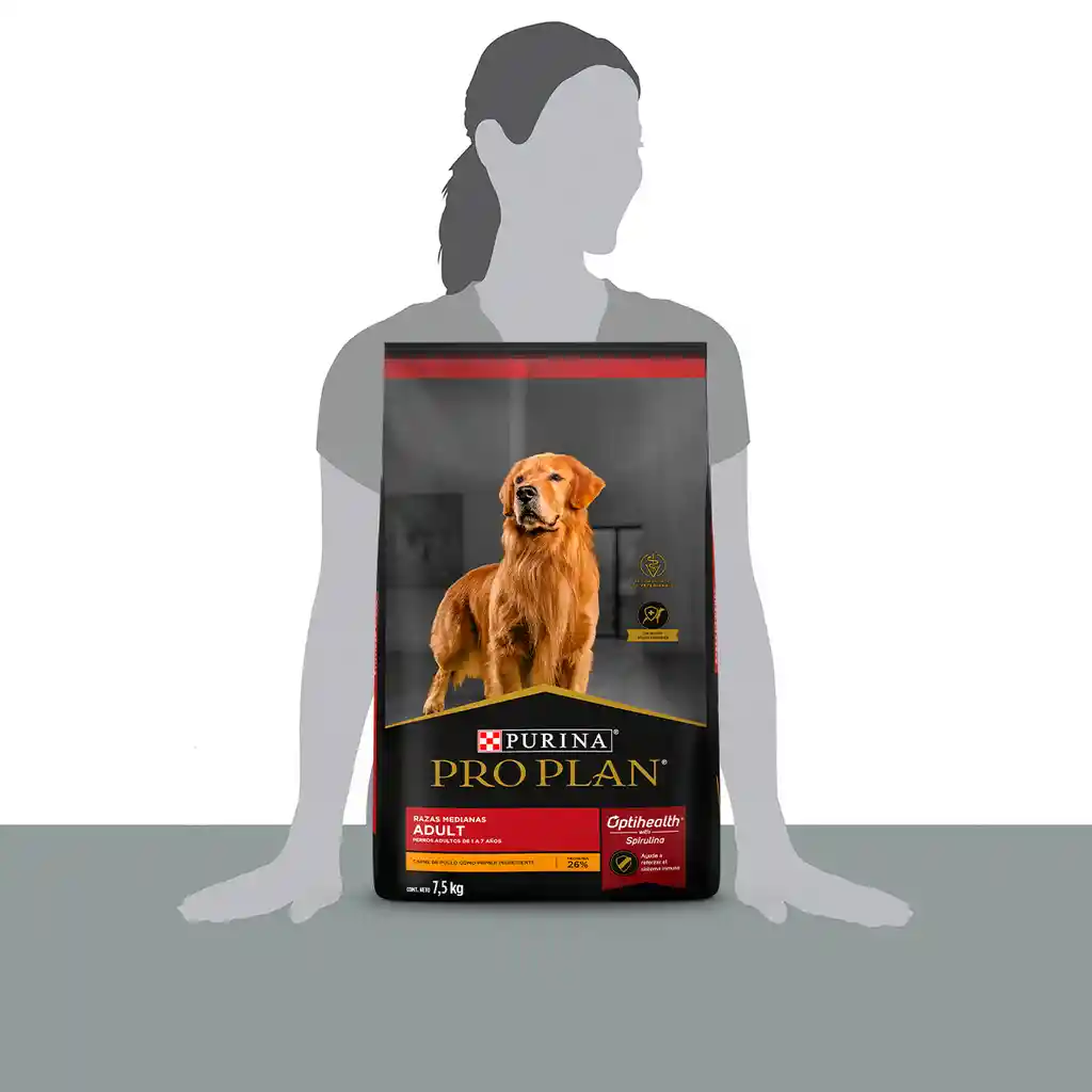 Comida para Perros adultos razas mediana Purina Pro Plan x 7,5 kg