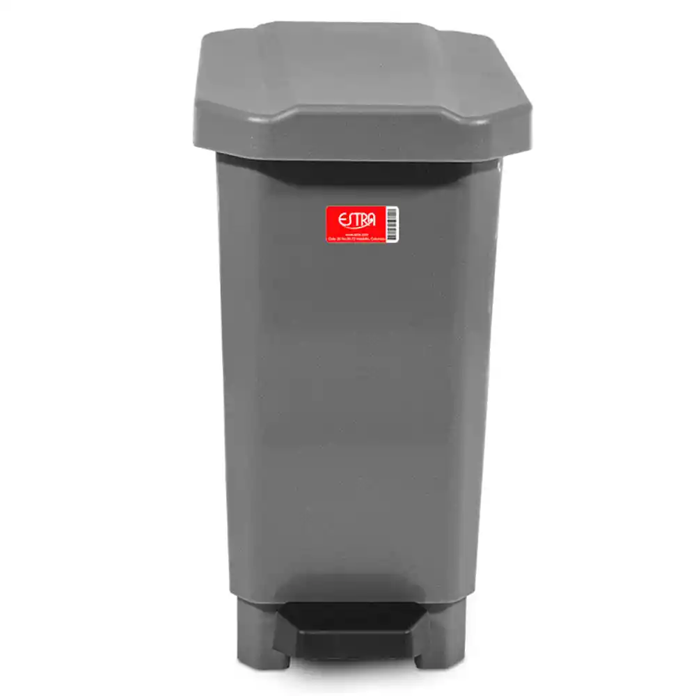 Papelera Pedal Gris Estra