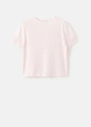 Saco Jersey Spark Rosa Pastel Talla M Mujer Mango