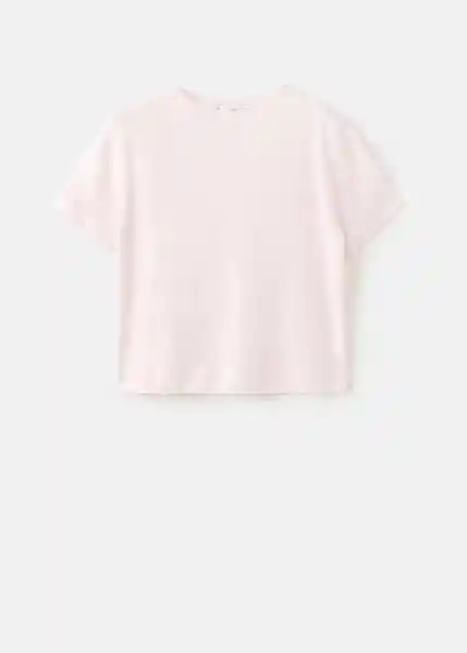 Saco Jersey Spark Rosa Pastel Talla M Mujer Mango