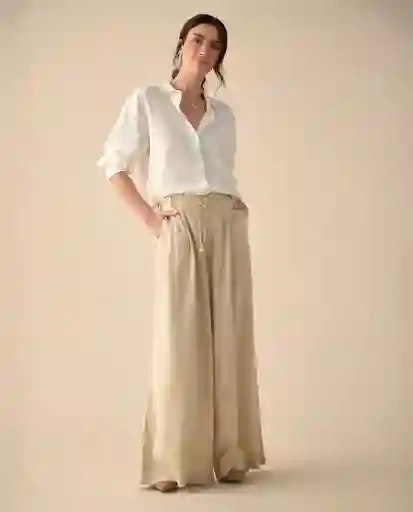 Pantalón Crudo Pluma Medio Talla 12 631G000 Esprit