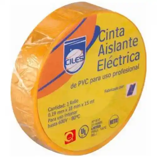 Ciles Cinta Aislante Amarilla 15 M