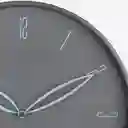 Present Time Reloj de Pared Mecanismo Silencioso Petalos Gris