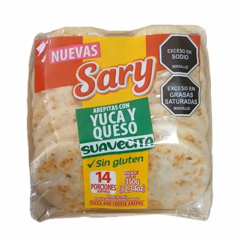 Arepas Sary Yuca y Queso*