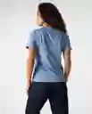 Camiseta Mujer Azul Talla M 602G020_AZU184220 Americanino