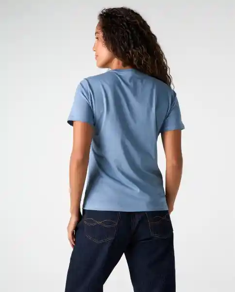 Camiseta Mujer Azul Talla M 602G020_AZU184220 Americanino