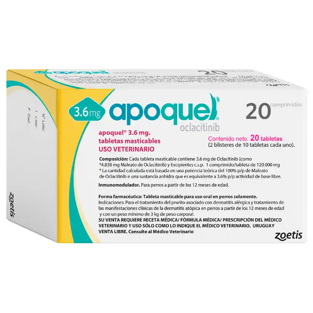 Antialérgico Para Perro Apoquel Blíster