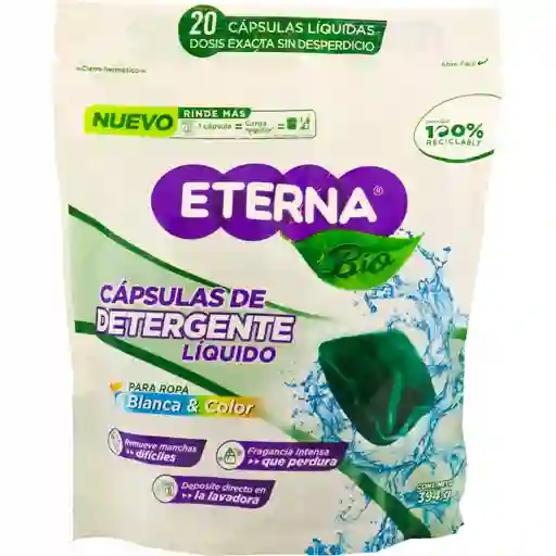 Eterna Detergente en Cápsulas Líquido