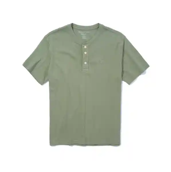 Camiseta Hombre Verde Talla X-SMALL American Eagle