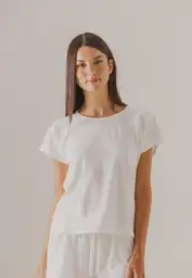 Camiseta Pijama Xs - Marfil