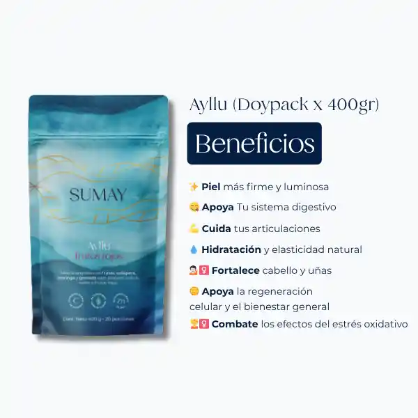 Sumay Mezcla en Polvo Ayllu Frutos Rojos