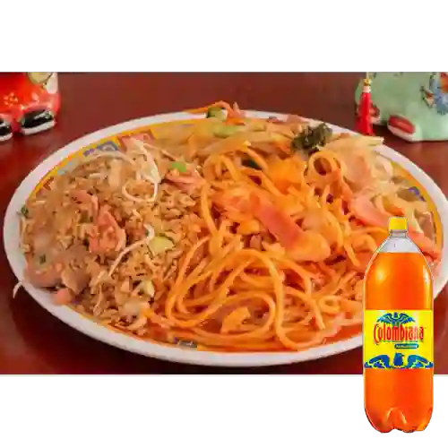 Arroz,Chop Suey&Espagueti Especiales +Colombiana 3 l