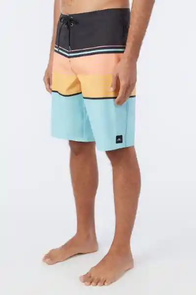 Short Boardshort Lennox Stripe 21 Agua Marina Talla 38 Oneill